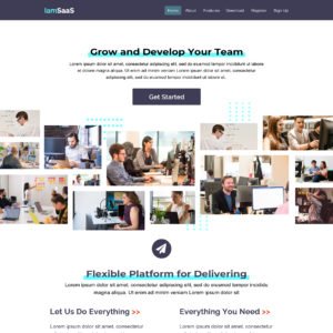 Bootstrap Saas Website Template