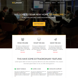 Business Landing Page Template