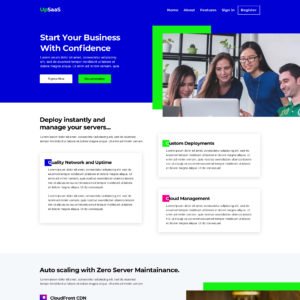 High Converting Saas Landing Page Template