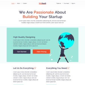 Multipurpose SaaS Landing Page