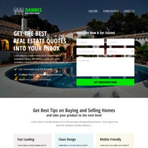 Real Estate Sales Page Template
