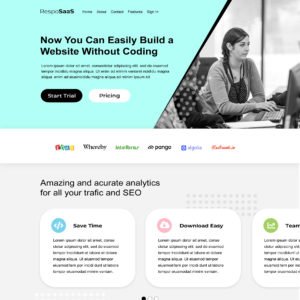 SaaS Website Template