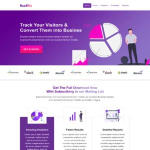 Saas Business Website Template