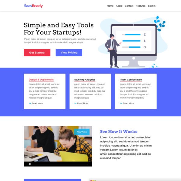 Saas-Landing-Page